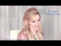 Tuto coiffure: tresse couronne ❤ Demi chignon romantique pour cheveux long