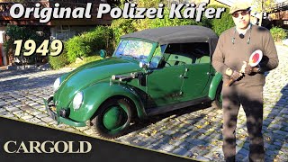 Vw Typ 18A Hebmüller - Polizei, 1949, Rarität, 4 Türer, Original Polizei Käfer Streifenwagen!