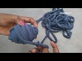 How to make T-shirt yarn for doormat/crochet rugs/Carpets ,T-shirts recycling ideas ,DIY hacks,reuse