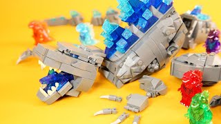 Godzilla Kong Mechagodzilla Lego Unofficial Satisfying Speed Build