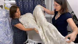 How to box a wedding dress