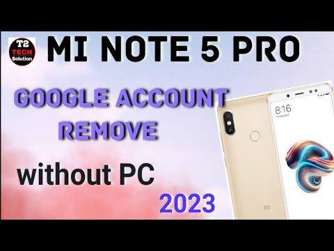 mi note 5 Pro google account remove/frp bypass without mi note 5 Pro google account remove/frp bypass without