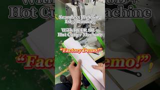 Heavy-Duty Webbing Edge Binding With Reer 8B Sewing Machine Hot Cutter Machine Production Demo
