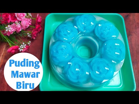 PUDING MAWAR BIRU‼️CANTIK DAN MEMPESONA ALA @DapurMomAcha