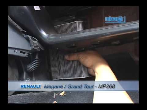 Renault como trocar o filtro de ar condicionado cabine - YouTube