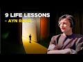 9 Life Lessons From Ayn Rand (Philosophy Of Objectivism)