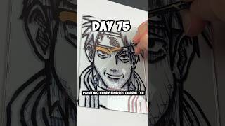 Day 75 Painting Every Naruto Character - Sakumo Hatake