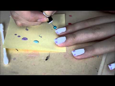 confetti nail designs