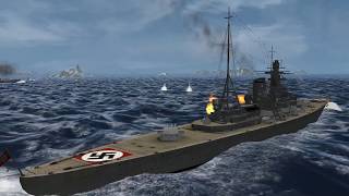 Bismarcks Battleship Fleet Vs Hoods Battleships Fleet Gwx-Silent Hunter 3
