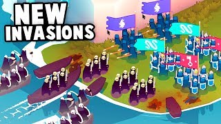 Defending Our Islands from NEW Viking INVASIONS! (Bad North Gameplay)