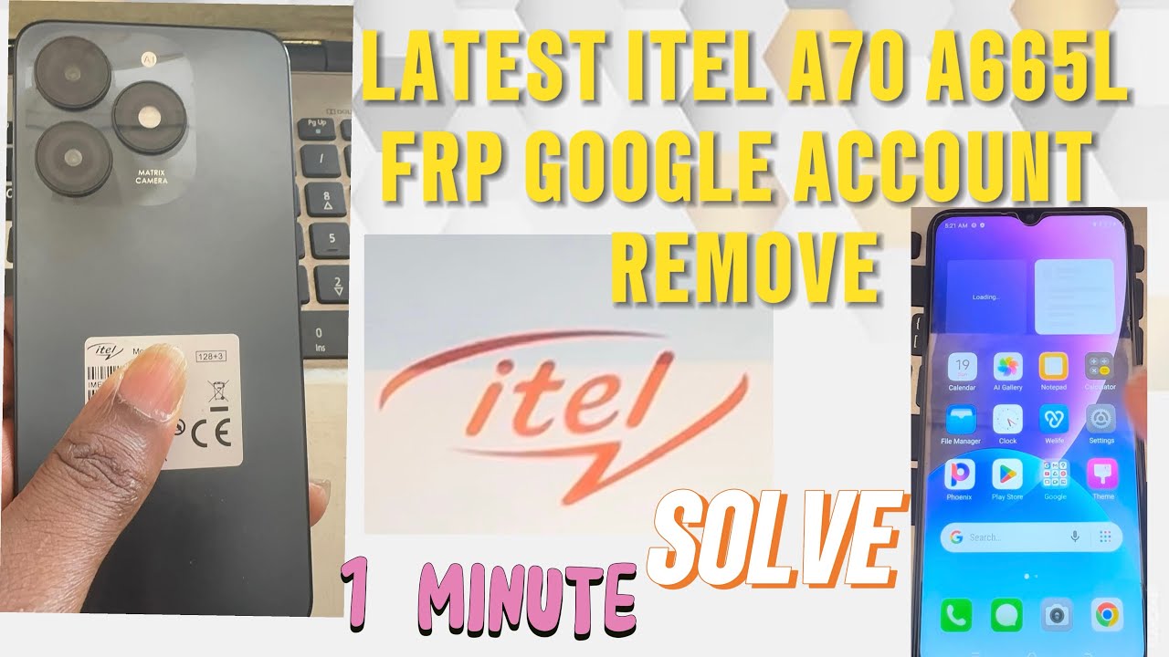 Itel A70 A665L frp Google Account remove and factory Itel A70 A665L frp Google Account remove and factory