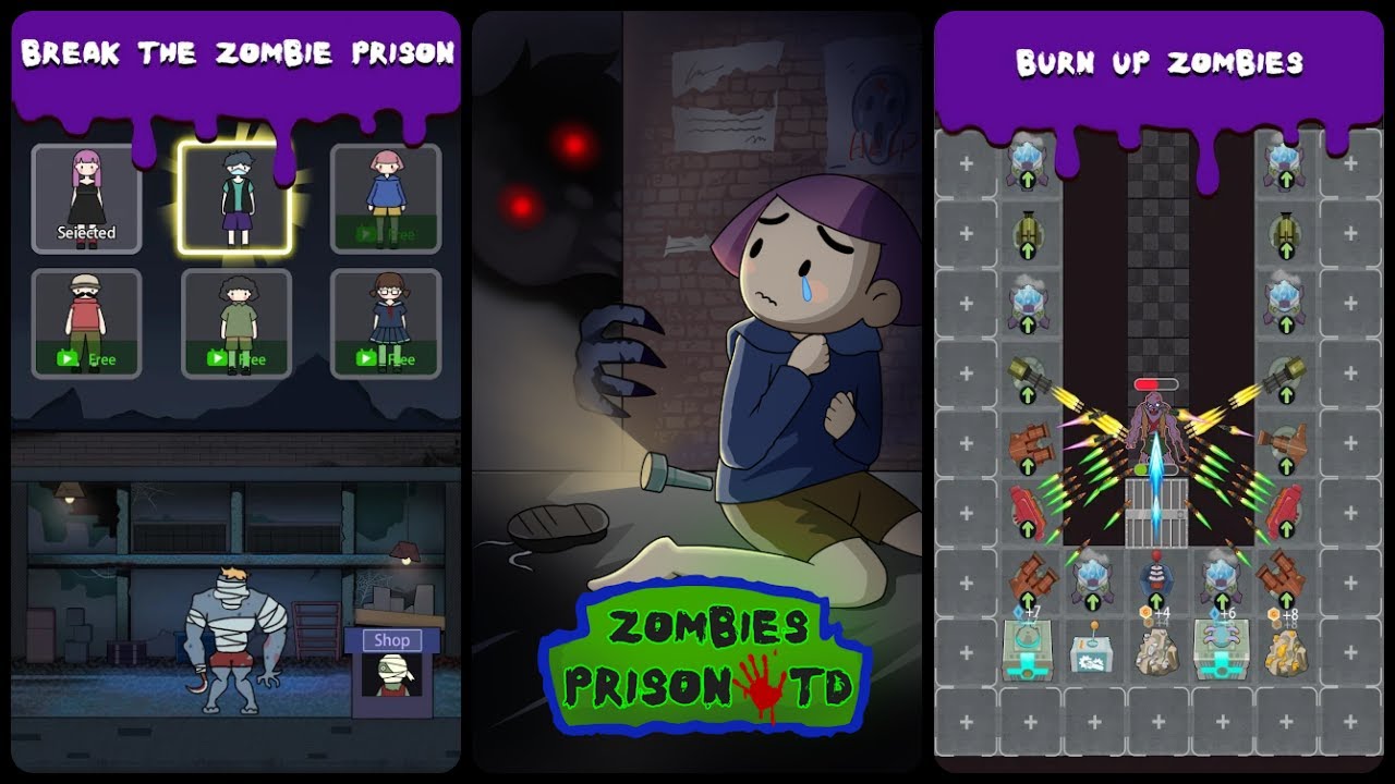 Zombies Prison TD Mobile Game | Gameplay Android & Zombies Prison TD Mobile Game | Gameplay Android &