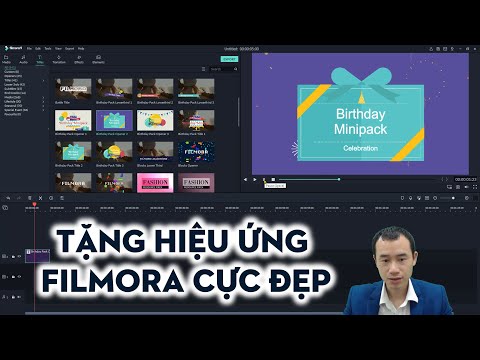 Tặng bộ hiệu ứng làm video chuyên nghiệp với phần mềm Filmora 9
