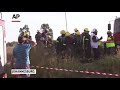 Raw: Dozens of Illegal Miners Trapped