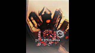 Titan Speakerman Revenge #Foryou #Skibiditoilet #Viral