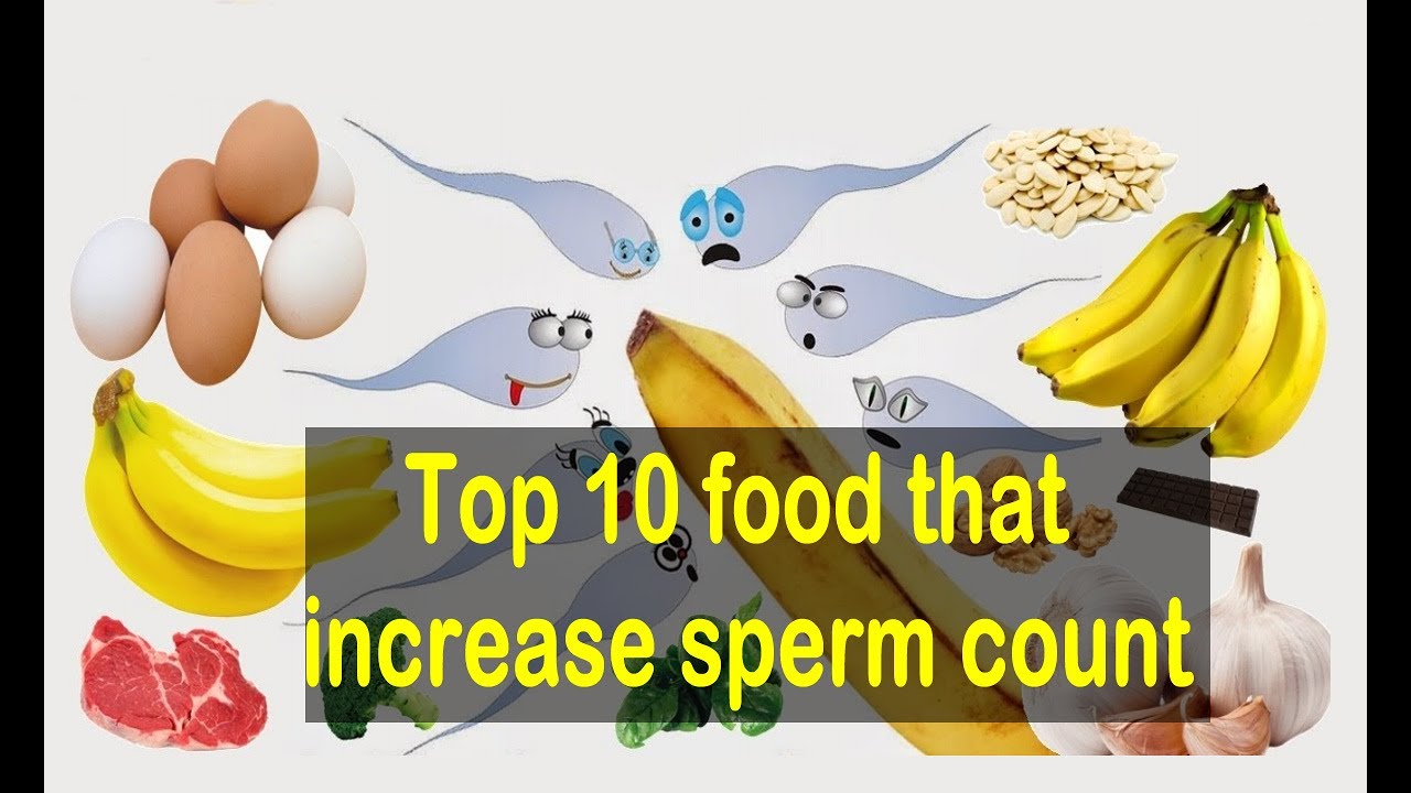 Naturally increase sperm amounts