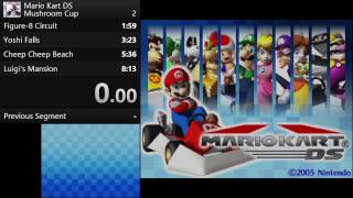 Mario Kart Ds - Mushroom Cup Speedrun In 800