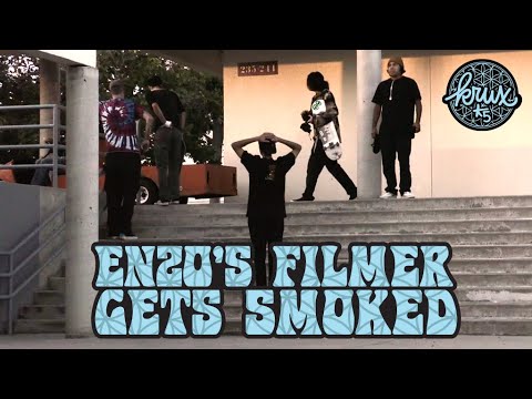 ENZO'S FILMER GETS SMOKED! TYLER YOUD SPEAKS: THE HOLE THING | Krux Trucks