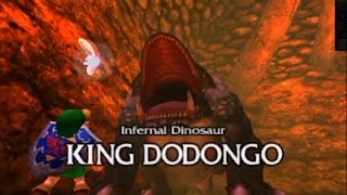The Legend Of Zelda Ocarina Of Time 3D - Boss 2 King Dodongo
