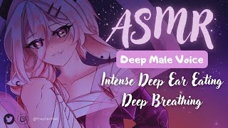 3Dioasmr Deep Male Voice, No Talking - Intense Deep Ear Eating & Deep Breathing