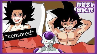 FRIEZA REACTS TO GUCCI SAIYAN ARMOR FEAT. TRUNKS AND GOTEN!
