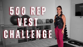 500 Rep Hiit Challenge Full Body Weighted Vest Hiit تحدي 500 عدة , تمارين
