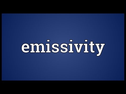 Header of emissivity