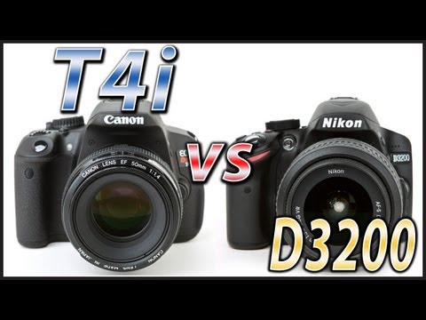 Canon T4i Vs Nikon D3200 Camera Comparison | 650D vs D3200