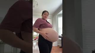 Huge Pregnant Asian