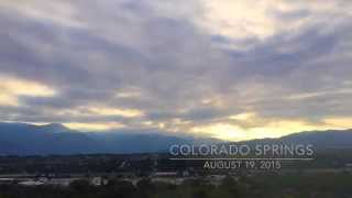 Time-lapse of Colorado Springs Sunset