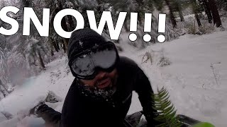 EPIC Snow Sledding + Did I Mention It's EPIC?