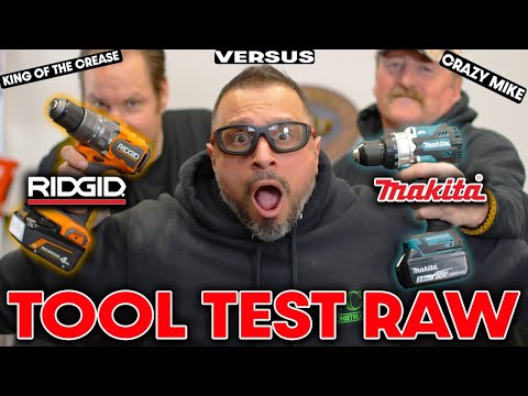 All New RIDGID Takes ON MAKITA Hammer Drill! (Tool Test Raw)