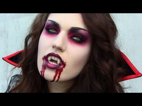 VAMPIRE Makeup Hair Costume (Halloween Transformation)