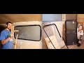 Bus Conversion Tiny House #34 RV Window Installation Part 1