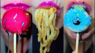 Satisfying Asmr Eating Emoji Food Challenge Compilation Mukbang 먹방