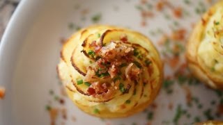Gorgonzola Twice-Baked Potatoes - Bruno Albouze - THE REAL DEAL Gorgonzola Twice-Baked Potatoes - Bruno Albouze - THE REAL DEAL