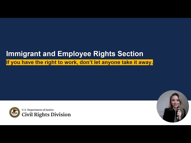 Watch Training on Worker Rights: If You Have the Right to Work, Don’t Let Anyone Take It Away on YouTube.