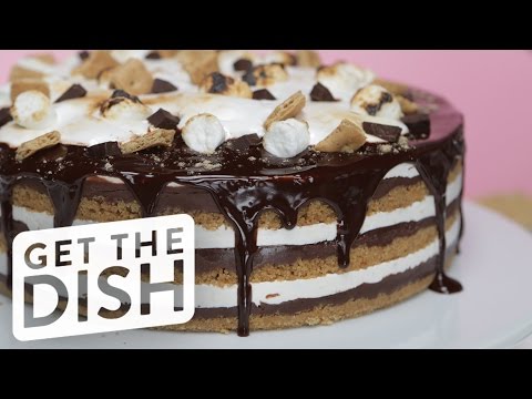 Video S'Mores Refrigerator Cake Recipe