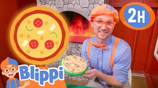 Blippi Prepares A Funny Fun Pizza Kids Toy Play Educational Videos For Kids