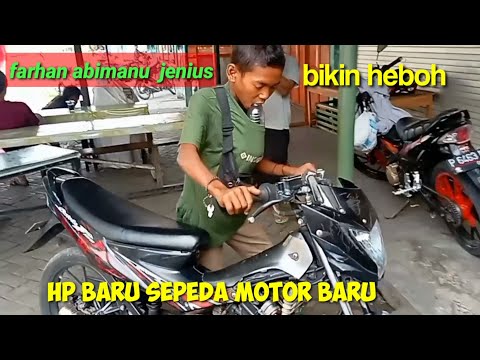Viral !! Farhan Abimanu Bawa  Motor Baru...Hp Baru..Di Pasar Sukorame Lamongan...