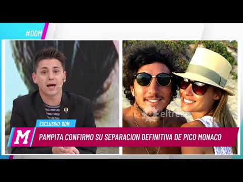 ¡No va más! Pampita confirmó su separación con Pico Monaco