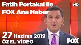 İBB Başkanı İmamoğlu halka seslendi! 27 Haziran 2019 Fatih Portakal ile FOX Ana 