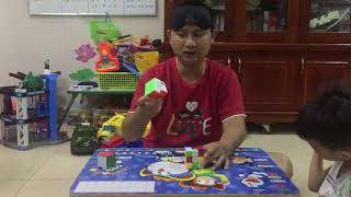 Hướng dẫn xoay Rubik 3x3x3 bịt mắt đơn giản nhất