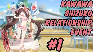 Blue Archive Kawawa Shizuko Swimsuit Relationship Event 1 Eng Sub