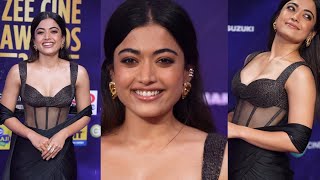 Rashmika Mandanna Looks Super Hot At Zee Cine Wards Justcoolchill