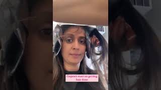 Gujarati masi on getting hair done #shorts