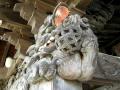 【Japan】 元巣神社・狛犬の彫刻　－　Sculpture shrine