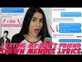 TEXTING MY DAD'S BEST FRIEND "NERVOUS" SHAWN MENDES LYRICS (text pranks) | Just Sharon