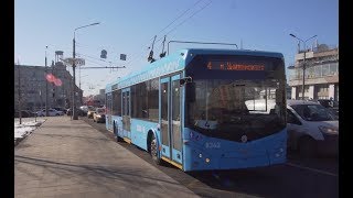 Видео Russia, Moscow, ride with trolleybus M4 from Кинотеатр Ударник to Бабьегородский переулок от Anton V., 1-й Бабьегородский переулок, Москва, Россия