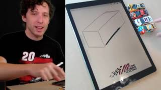 Learn To Draw With Boris Kyle Buschs No.18 M&Ms Camry